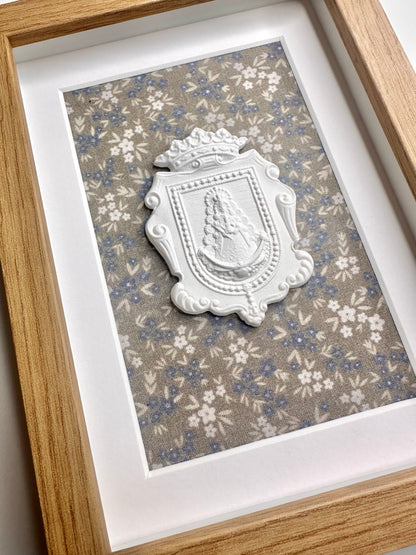 Medalla de tu Hermandad / Fondo Verde Azul